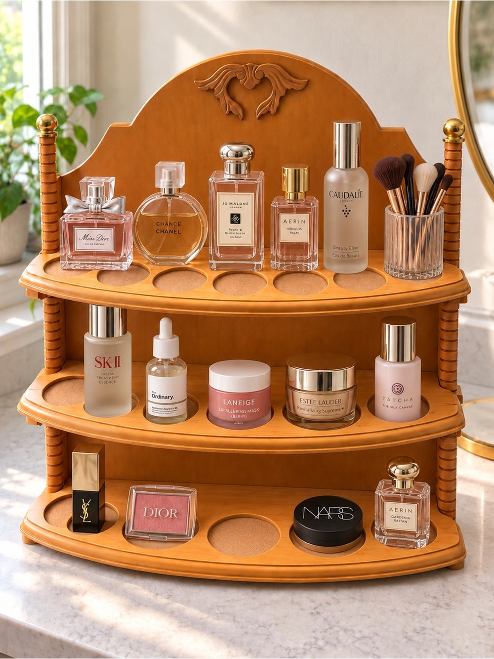 Vintage Lenox The Spice Carousel Wood Display Rack – 1993